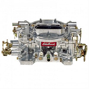 1404 - CARBURADOR QUADRIJET EDELBROCK, 500CFM, 2º ESTAGIO MECANICO, UNIVERSAL - UNIDADE