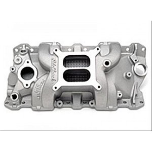 7101 - COLETOR DE ADMISSAO EDELBROCK, CHEVY V8 SMALL BLOCK, PERFORMER RPM, DUAL PLANE, EM ALUMÍNIO - UNIDADE