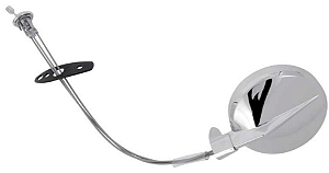 MD2207 - ESPELHO RETROVISOR CROMADO, COM CONTROLE, LADO DO MOTORISTA, DODGE - UNIDADE