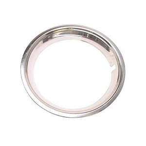 C7ZZ-1210-AS - JOGO SOBREAROS 14x5.5" BORDA QUADRADA INOX, ORIGINAL DODGE, OPALA, MAVERICK, MUSTANG