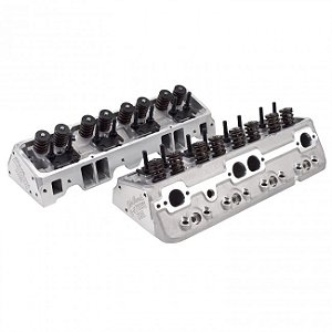 5089 - PAR DE CABEÇOTES DE ALUMINIO EDELBROCK E-STREET - CHEVY