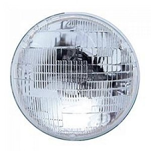 H6024W - PAR DE FARÓIS SEALED BEAM 7", EM VIDRO, UNIVERSAL