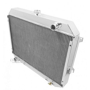 ZF-375-HTR-375 - RADIADOR DE ALUMINIO DH RACING, 3 COLMEIAS, DODGE - ACIMA 79 E IMPORTADOS, REFRIGERA ATÉ 700 HP - UNIDADE