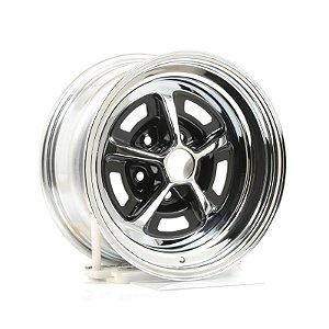 54-5712044A - RODA MAGNUM 500, 15 X 7" , EM AÇO CROMADO, FURAÇÃO 5 x 4 1/2, FORD, DODGE AMERICANO, IMPORTADA NOVA - UNIDADE