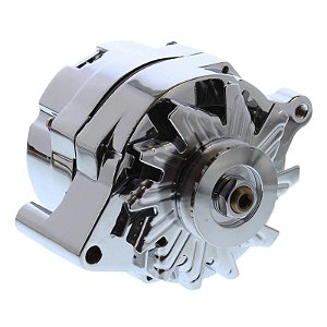 66445-1F - ALTERNADOR CROMADO, 100A, REGULADOR INTERNO, FORD - UNIDADE