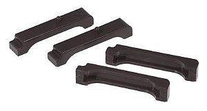 PTP-7-1712-BL - BUCHAS COXINS DE SUPORTE DE RADIADOR, EM POLIURETANO PROTHANE, CHEVY - KIT COM 4 PEÇAS