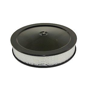 SP4300BK - FILTRO DE AR 14X3", EM AÇO, TAMPA COM ACABAMENTO PRETO - UNIDADE