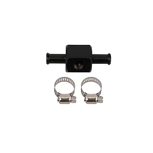 JM1061BK - ADAPTADOR PARA RELOGIO DE PRESSÃO DO COMBUSTIVEL, EM ALUMINIO, PRETO - UNIDADE