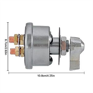 BG0522 - CTF207 - DESCONECTOR DE BATERIA (CHAVE GERAL), 300amp, 12V - UNIDADE