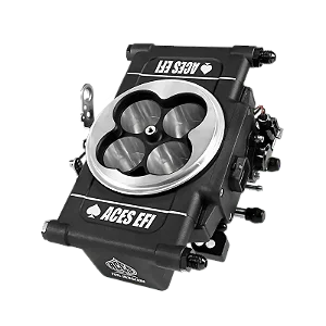 AS2012B - KIT INJEÇÃO EFI, ACES KILLSHOT, CORPO DE BORBOLETA EM ALUMINIO, ACABAMENTO PRETO, DISPLAY COLORIDO