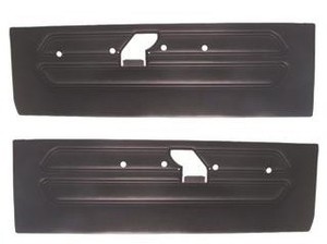 C9ZZ-65239423BK - PAINEL DE PORTA STANDARD, INTERNO  EM VINYL PRETO, FORD MUSTANG 1969 - PAR