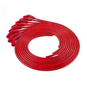 85235 - JOGO DE CABOS DE VELAS VERMELHO, 8.5mm UNIVERSAL, PONTAS DAS VELAS 45º