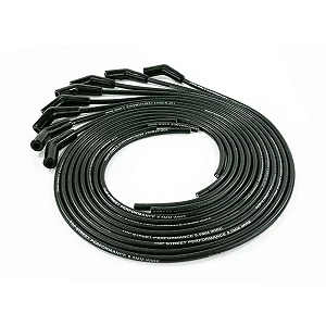 85035 - JOGO DE CABOS DE VELAS PRETO, 8.5mm UNIVERSAL, PONTAS DAS VELAS 45º