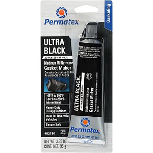 82180 - SILICONE RTV PERMATEX UTRA BLACK PARA JUNTA, RESISTENTE A ÓLEO E ALTA TEMPERATURA - UNIDADE