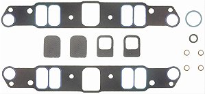 FEL-1233 - PAR DE JUNTAS DO COLETOR DE ADMISSÃO, FEL-PRO, PONTIAC 350 400 455