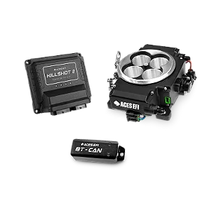AS2212P-B-BT - KIT DE INJEÇÃO EFI ACES KILLSHOT 2 PRO, BLUETOOTH, CORPO DE BORBOLETA EM ALUMINIO, ACABAMENTO PRETO