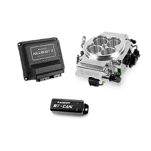AS2212P-P-BT - KIT DE INJEÇÃO EFI ACES KILLSHOT 2 PRO, BLUETOOTH, CORPO DE BORBOLETA EM ALUMINIO, ACABAMENTO POLIDO