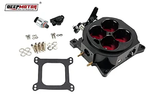 DM-4150TPS-BK - CORPO DE BORBOLETA, QUADRIJET, 1000 CFM, COM SENSOR IAC E TPS INTEGRADOS, ACABAMENTO BRANCO