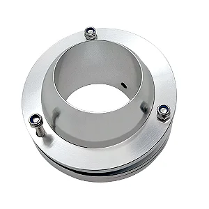 1002ALS1 - ACABAMENTO GIRATORIO DE COLUNA DE DIREÇÃO PARA PAREDE CORTA-FOGO, FURO DE 2" DE DIÂMETRO, EM ALUMINIO