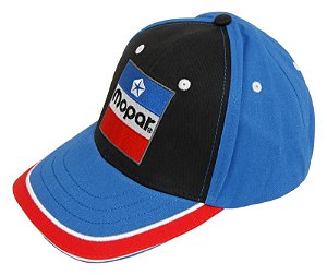 DCE-48898 - BONE ORIGINAL, LICENCIADO, LOGO MOPAR 1972 VERMELHO/BRANCO/AZUL, TAMANHO UNICO - UNIDADE