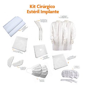 Kit Cirúrgico Estéril Implante