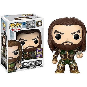 Funko Pop - Liga da Justiça - Aquaman 199 (SDCC17)