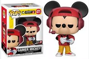 Funko Pop - Disney 90 Anos - Gamer Mickey 471 (Gamestop)