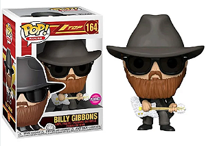 Funko Pop Artistas - Rocks: Zz Top - Billy Gibbons floked 164