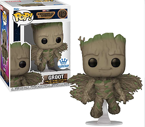Funko Pop Filmes- Marvel: Guardians Of Galaxy Volume 3 - Groot with Wings 1213 (Funko Shop)