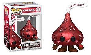 [PRÉ-VENDA] Funko Pop - Kisses - Hershey's Kisses Chocolate Doped Stranberry 246