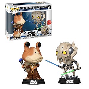 [PRÉ-VENDA] Funko Pop! Television - Star Wars - 2 Pack Jar Jar Binks Vs. General Grievous