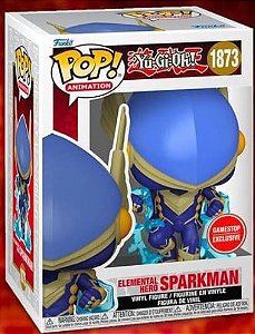 [PRÉ-VENDA] Funko Pop - Yu-Gi-Oh! - Elemental Hero Sparkman 1873 (Gamestop)