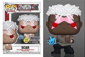 [PRÉ-VENDA] Funko Pop - Fullmetal Anchemist - Scar  (Glows) 1486 (EE)