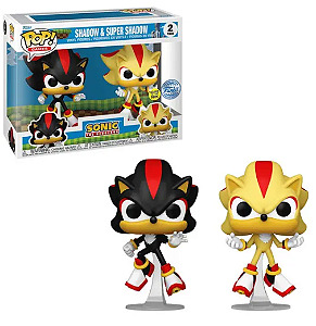 Funko Pop - Games Sonic The Hedgehog  - 2 Pack  Shadow & Super Shadow