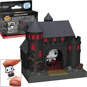 [PRÉ-VENDA] Funko Pop Bitty Towns - Universal Monsters - Dracula and Castle