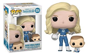 Funko Pop - The Fantastic Four/O Quarteto Fantastico  - Invisible Woman & Franklyn 1514