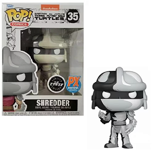 Funko Pop - Teenage Mutant Ninja Turtles/As tartarugas Ninjas - Shredder 35 (Chase ) (Black and White)