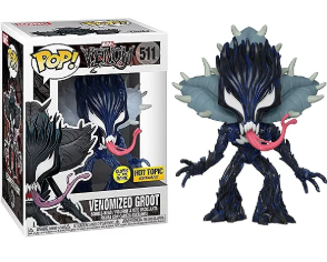 [PRÉ-VENDA] Funko Pop - Marvel: Guardiões das Galaxias/Venom - Venomized Groot 5 (GLOW) (HOTTOPIC)