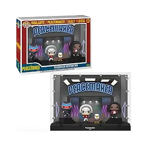 [PRÉ-VENDA] Funko Pop - Peacemaker - Deluxe Moment Vigilante/Peacemaker/Eagly/Leota 01