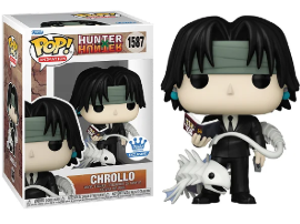 Funko Pop - Hunter x Hunter - Chrollo 1587 (FUNKOSHOP) (CAIXA DANIFICADA)