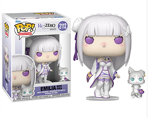 Funko Pop - Re:Zero - Emilia with Puck 2112