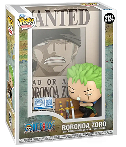 [PRÉ-VENDA] Funko Pop -One Piece: Wanted Poster - Roronoa Zoro 2124