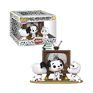 [PRÉ-VENDA] Funko Pop - 101 Dalmatians - Rolly, Patch & Lucky with Tv 1664