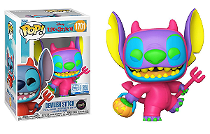 [PRÉ-VENDA] Funko Pop! - Disney: Lilo & Stitch - Devilish Stitch 1701 (chase Black Light)