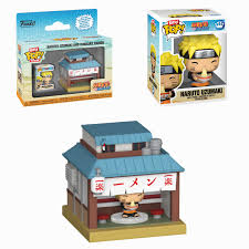 [PRÉ-VENDA] Funko Pop Bitty - Naruto Shippuden - Bitty Towns Naruto Uzumaki and Ichikaru Ramen