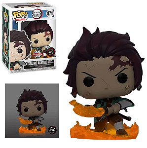 Funko Pop - Demon Slayer - Tanjiro Kamado 874 (Chase ) (Glow)
