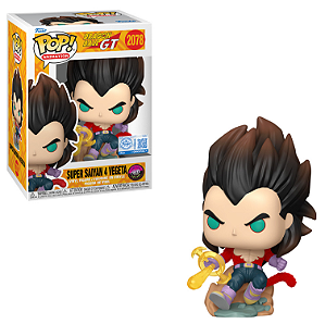 Funko Pop - Dragon Ball Gt - Super Saiyan 4 Vegeta 2078 (Flocked )