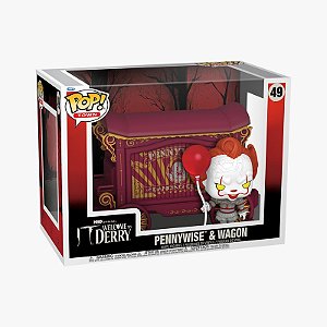 [PRÉ-VENDA] Funko Pop Town - IT Welcome to Derry - Pennywise & Wagon 49