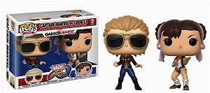 Funko Pop - Marvel vs Capcon Infinite - 2 Pack Captain Marvel vs Chun-Li