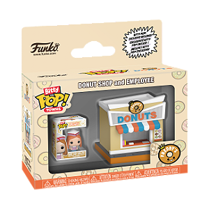 [PRÉ-VENDA] Funko Pop Bitty - Bitty Town Donut Shop and Employee